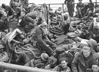 Allied troops evacuated from Dunkirk