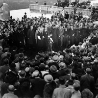 Neville Chamberlain Speaking at Heston Airport 30 September 1938 