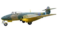 Gloster Meteor F9/40 arrives in London